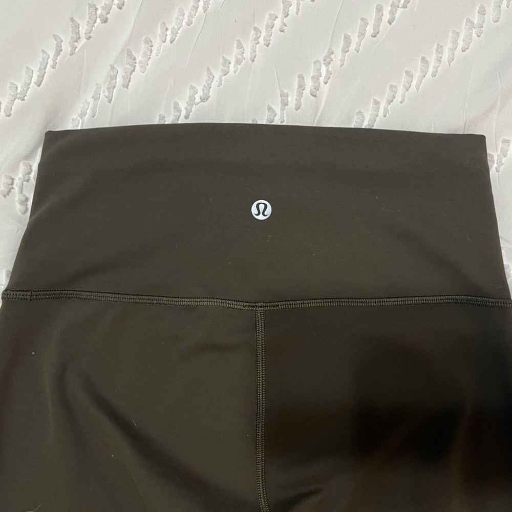 Lululemon 25” Army Green Aligns